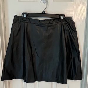 Black Leather skirt